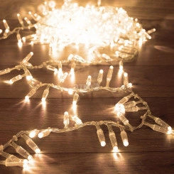 Гирлянда профессиональная Кластер 10 м, 400 LED, прозрачный ПВХ, IP65, соединяемая, цвет свечения теплый белый NEON-NIGHT Гирлянда профессиональная Кластер 10 м, 400 LED, прозрачный ПВХ, IP65, соединяемая, цвет свечения теплый белый NEON-NIGHT