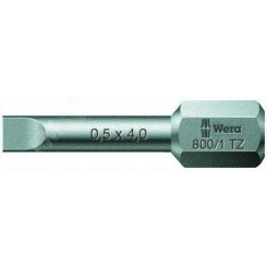 Бита шлицевая торсионная 800/1 TZ SL вязкая твердость хвостовик 1/4 C 6.3 1.2 x 6.5 x 25 мм