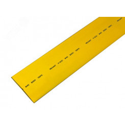 Термоусаживаемая трубка 40,0 20,0 мм, желтая, упаковка 10 шт. по 1 м