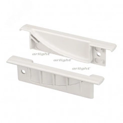 Заглушка для ALU-WALL-US левая с отверстием (ARL, Пластик)