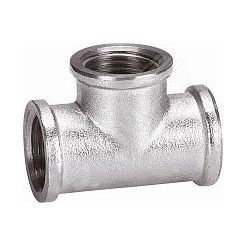 Тройник ВВВ 1/2'х1/2'х1/2' никелированный