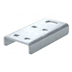 Соединительная скоба для листовых лотков 115x60x20 горячий цинк Соединительная скоба для листовых лотков 115x60x20 горячий цинк