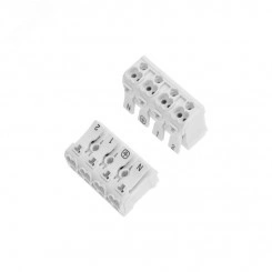 Клемма пружинная соединительная КСП 4-полюсная 50шт Клемма пружинная соединительная КСП 4-полюсная 50шт