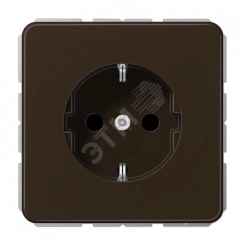 Розетка штепсельная SCHUKO 16A 250V коричневая Розетка штепсельная SCHUKO 16A 250V коричневая