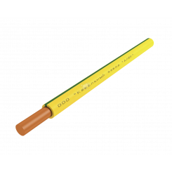 Провод силовой ПуВнг(А)-LS 1х6 желто-зеленый бухта однопроволочный