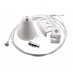 Комплект подвеса с тросом 3м белый Вартон