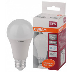 Лампа светодиодная LED 13Вт Е27 STAR Classic A (замена150Вт), холодный дневной свет, матовая колба Osram