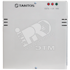 Источник вторичного электропитания резервированный ББП-50 Pro Lux Tantos 12В 5А (макс 5.5А)
