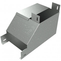 Угол верт. внутр. R 50х300 мм с разворотом трассы на 90 гр.