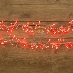 Гирлянда домашняя мишура LED 6м 576LED красный Гирлянда домашняя мишура LED 6м 576LED красный