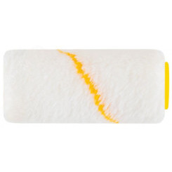 Ролик сменный полиакриловый белый с желтой полосой