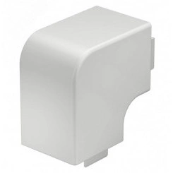 Крышка плоского угла кабельного канала WDK 60x60 мм (ПВХ, белый)
