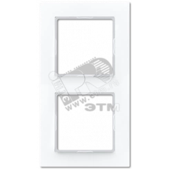 Рамка 2-я для горизонтальной/вертикальной установки Серия- ACreation Материал- дуропласт Цвет- белый Рамка 2-я для горизонтальной/вертикальной установки Серия- ACreation Материал- дуропласт Цвет- белый