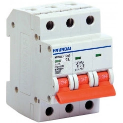 Выключатель автоматический 6kA 3п 10А C HiBD63H Выключатель автоматический 6kA 3п 10А C HiBD63H