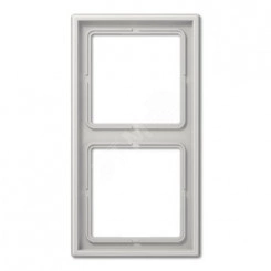 Рамка 2-я для горизонтальной/вертикальной установки Серия- LS990 Материал- дуропласт Цвет- светло-серый Рамка 2-я для горизонтальной/вертикальной установки Серия- LS990 Материал- дуропласт Цвет- светло-серый