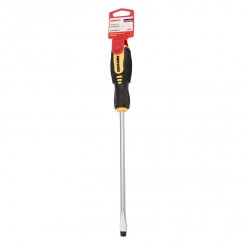 Отвертка шлицевая SL8х200 мм, двухкомпонентная рукоятка Отвертка шлицевая SL8х200 мм, двухкомпонентная рукоятка