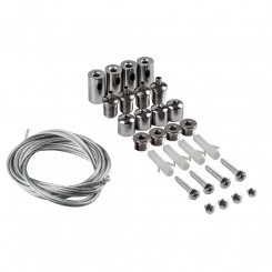 Комплект подвесов для AL2113 длина=100см (4шт) серебро