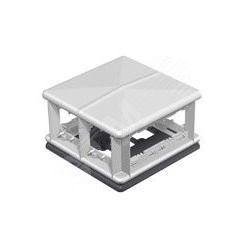 Напольный бокс Telitank 225x225x125 мм (полиамид, светло-серый) Напольный бокс Telitank 225x225x125 мм (полиамид, светло-серый)