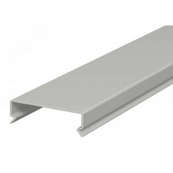 Крышка кабельного канала LKV 50 мм (ПВХ, серый)