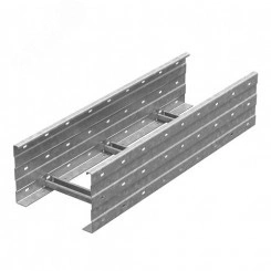 Лестничный лоток кабельрост 600х200х6000, толщ. 2,5 мм, Сендзимир цинк Лестничный лоток кабельрост 600х200х6000, толщ. 2,5 мм, Сендзимир цинк