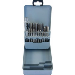 Метчики T-COMBO трехпроходные ручные универсальные М3-М12, HSS-G, 22 предмета