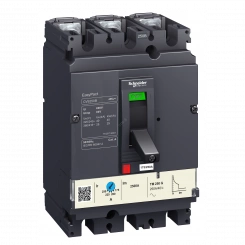 Автоматический выключатель 3-х полюсной CVS160N 50кА TM100D