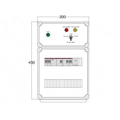 Щит управления электрообогревом DEVIBOX HR 2x2800 D330 (в комплекте с терморегулятором и датчиком температуры) Щит управления электрообогревом DEVIBOX HR 2x2800 D330 (в комплекте с терморегулятором и датчиком температуры)