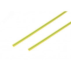 Термоусаживаемая трубка 3,0 1,5 мм, желто-зеленая, упаковка 50 шт. по 1 м Термоусаживаемая трубка 3,0 1,5 мм, желто-зеленая, упаковка 50 шт. по 1 м