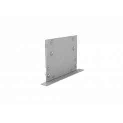 Крышка торцевая глухая с набором креплений для светильников серии G-Лайн серая