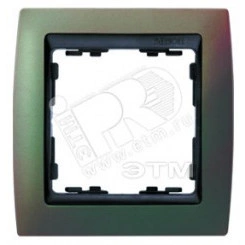 Рамка на 2 поста, S82, хамелеон - графит Рамка на 2 поста, S82, хамелеон - графит