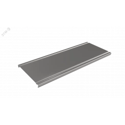 Крышка лотка с двойным замком 150х0,8 L3000 мм ПЛЮС HD Крышка лотка с двойным замком 150х0,8 L3000 мм ПЛЮС HD