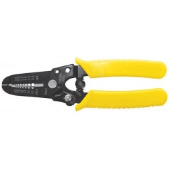 Клещи для снятия изоляции, диаметр проводов 0.6-2.6 мм, Профи, пластиковая ручка 170 мм Клещи для снятия изоляции, диаметр проводов 0.6-2.6 мм, Профи, пластиковая ручка 170 мм