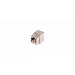 Модуль Keystone, Кат.5е, RJ45/8P8C, 180 градусов, самозажимной, экран., металлик Модуль Keystone, Кат.5е, RJ45/8P8C, 180 градусов, самозажимной, экран., металлик