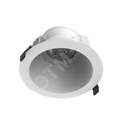 Светильник светодиодный DL-Lens Comfort встраиваемый 28W 3000К 172х98мм IP20 угол 24 градуса белый