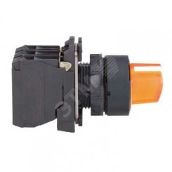 Переключатель с подсветкой 3 положения с фиксацией Переключатель с подсветкой 3 положения с фиксацией