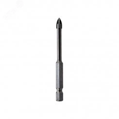 Сверло по стеклу и керамике 3 мм 4 грани Сверло по стеклу и керамике 3 мм 4 грани