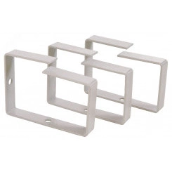 Кольцо организационное для укладки кабеля 90х65 мм, металлическое