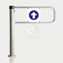 Стойка калитки электромеханической PERCo-WHD-05G  покрытие муар темно-серый цвет с эффектом слюды