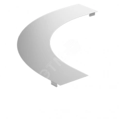 Крышка на Поворот горизонтальный LT 90 град. осн. 200 S=1мм R=600мм оцинк.