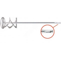 Миксер для краски и строительных смесей, хвостовик SDS-PLUS 80х400 мм