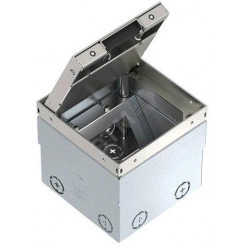 Лючок UDHome2 пустой (без выемки под н/п) сталь нерж. 140х140х110 мм