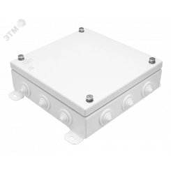 Коробка монтажная огнестойкая КМ-О (32к*10,0)-IP55-2020, корпус из оцинкованной стали, количество вводов 12 Коробка монтажная огнестойкая КМ-О (32к*10,0)-IP55-2020, корпус из оцинкованной стали, количество вводов 12