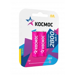 Аккумулятор R6 (AA) Ni-Mh 2800MAh Космос