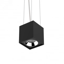 Светильник светодиодный ДСО-12Вт 1300Лм 3000К DL-02 Cube DALI 35 град Черный