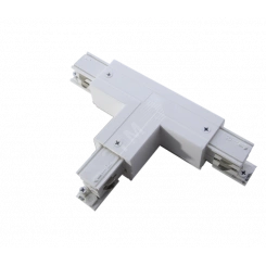 Соединитель Т-образный левый (внутренний) белый Вартон