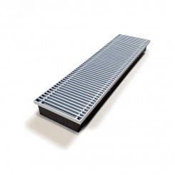 Конвектор внутрипольный КРК 20.14.150 П с естественной конвекцией (решетка роликовая, анодированный алюминий) Конвектор внутрипольный КРК 20.14.150 П с естественной конвекцией (решетка роликовая, анодированный алюминий)