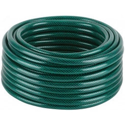 Шланг поливочный трехслойный армированный, зеленый 1/2'' х 1.8 мм х 25 м Шланг поливочный трехслойный армированный, зеленый 1/2'' х 1.8 мм х 25 м