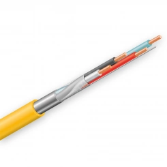 Кабель КПСЭнг(А)-FRHF 2х2х0.5 для ОПС и СОУЭ оболочка без галогенов экранированный огнестойкий 2 пары 0.5мм.кв. Кабель КПСЭнг(А)-FRHF 2х2х0.5 для ОПС и СОУЭ оболочка без галогенов экранированный огнестойкий 2 пары 0.5мм.кв.