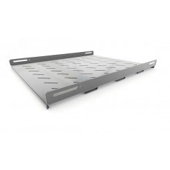 Полка TSH3H-650-RAL7035  стационарная усиленная, глубина 650 мм, с боковым крепл