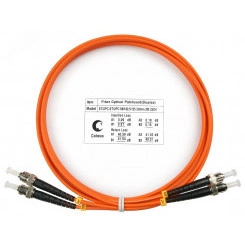 Шнур оптический duplex 2м ST-ST 62,5/125 mm LSZH FOP-62-ST-ST-2m Шнур оптический duplex 2м ST-ST 62,5/125 mm LSZH FOP-62-ST-ST-2m